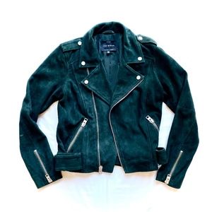 Lucky Brand Suede Moto Jacket